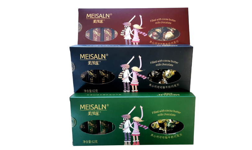 <b>夾心代可可脂牛奶巧克力62g</b>