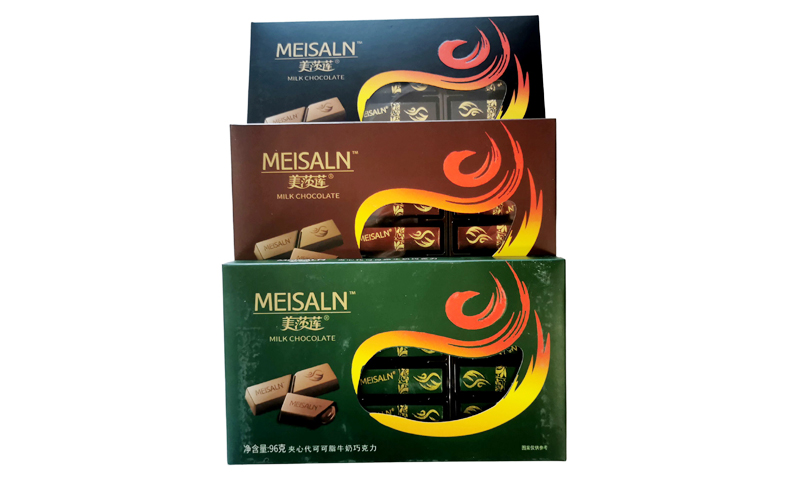 <b>夾心代可可脂牛奶巧克力96g</b>